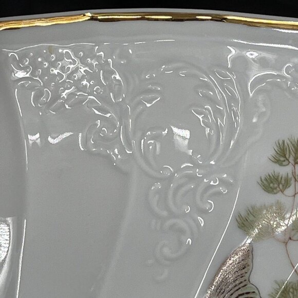 Bernadotte Covered Soup Tureen Wildlife Czech Republic Trout NO LADLE - Picture 16 of 16